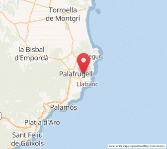 Map of Brugarol, Catalonia