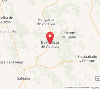 Map of Buenavista de Valdavia, Castille and León