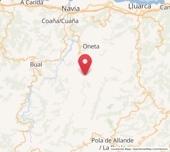 Map of Bullimeiro, Asturias