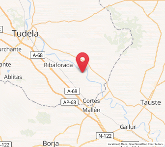 Map of Buñuel, Navarre