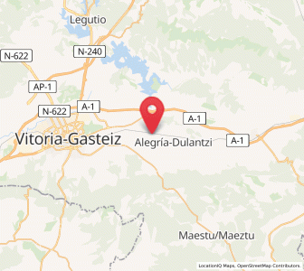 Map of Burgelu / Elburgo, Basque Country