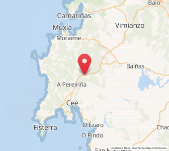 Map of Bustelo, Galicia