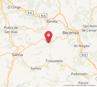 Map of Busto, Galicia