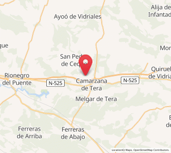 Map of Cabañas de Tera, Castille and León