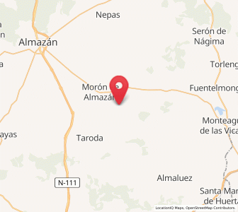 Map of Cabanillas, Castille and León