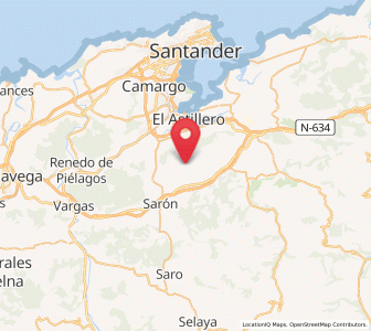 Map of Cabarceno, Cantabria