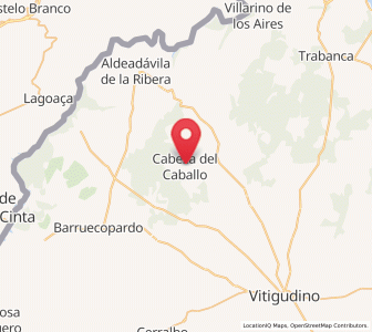 Map of Cabeza del Caballo, Castille and León