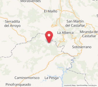 Map of Cabezo, Extremadura