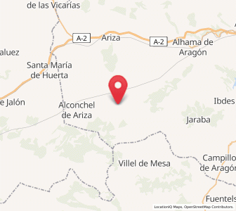 Map of Cabolafuente, Aragon