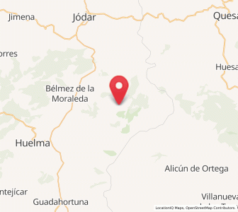 Map of Cabra del Santo Cristo, Andalusia