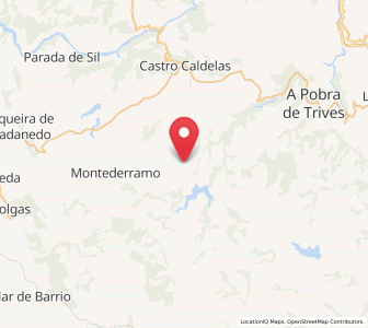 Map of Cadeliña, Galicia