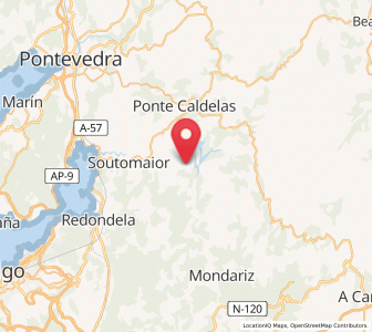 Map of Calvos, Galicia
