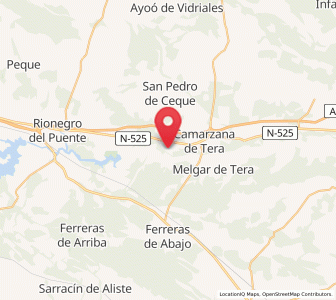 Map of Calzada de Tera, Castille and León