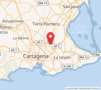 Map of Campo Bajo, Murcia