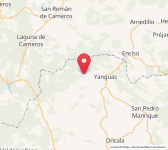 Map of Camporredondo, Castille and León