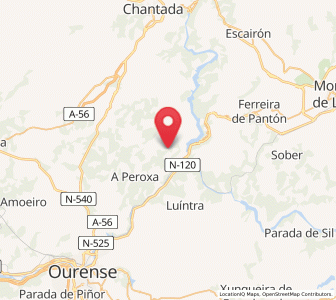 Map of Campos, Galicia
