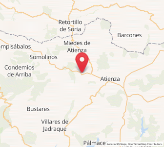 Map of Cañamares, Castille-La Mancha