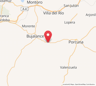 Map of Cañete de las Torres, Andalusia