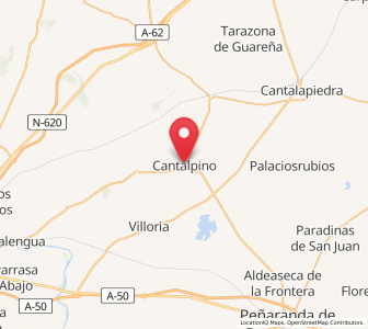 Map of Cantalpino, Castille and León