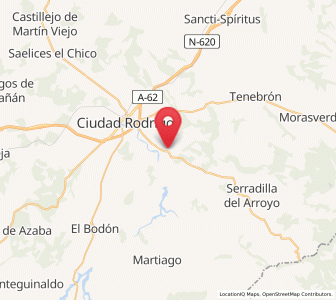 Map of Cantarranas, Castille and León