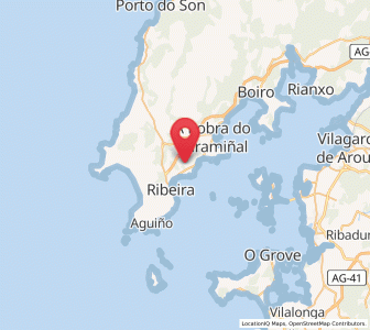 Map of Carballa, Galicia