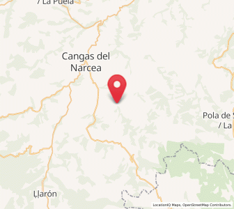 Map of Carballo, Asturias