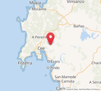 Map of Carboal, Galicia