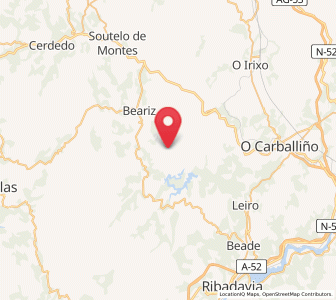 Map of Cardelle, Galicia