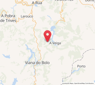 Map of Carracedo, Galicia