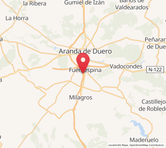 Map of Cartuja Baja, Castille and León