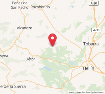 Map of Casa Colorada, Castille-La Mancha