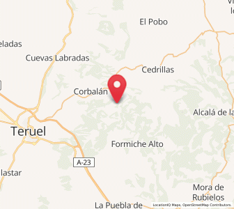 Map of Casa Grande, Aragon