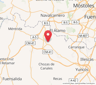 Map of Casarrubios del Monte, Castille-La Mancha