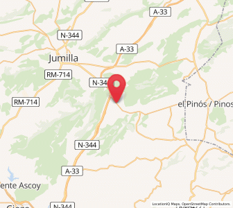 Map of Casas del Conejo, Murcia