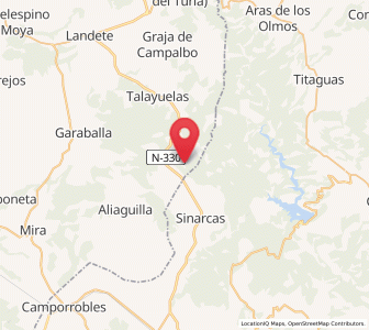 Map of Casillas de Ranera, Castille-La Mancha