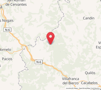 Map of Castañoso, Castille and León