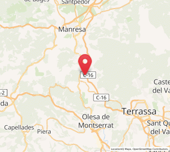 Map of Castellbell i el Vilar, Catalonia