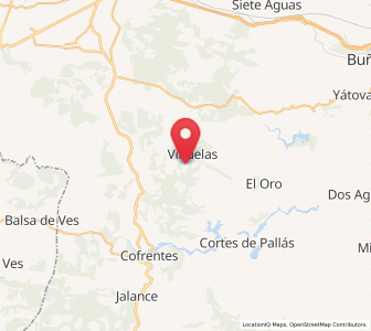 Map of Castilblanques, Valencia