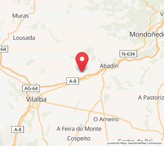 Map of Castromayor, Galicia