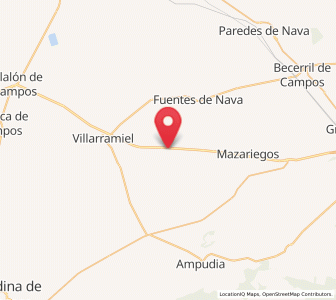 Map of Castromocho, Castille and León