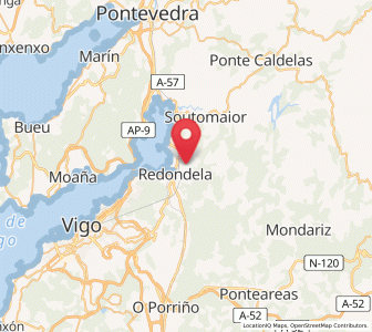 Map of Cepeda, Galicia