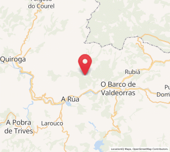Map of Cernego, Galicia