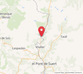 Map of Cierco, Catalonia