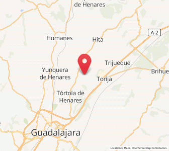 Map of Ciruelas, Castille-La Mancha