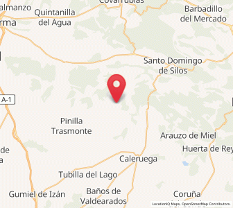 Map of Ciruelos de Cervera, Castille and León