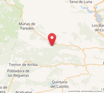 Map of Cirujales, Castille and León