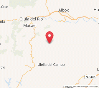 Map of Cóbdar, Andalusia