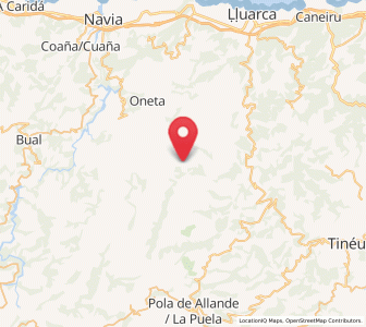 Map of Coldobrero, Asturias