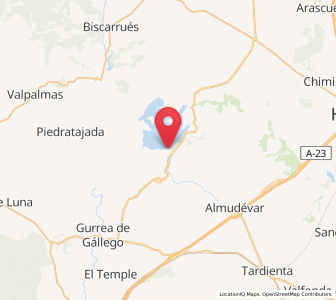 Map of Colonia de Tormos, Aragon