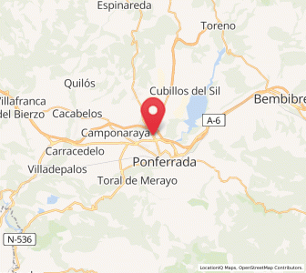 Map of Columbrianos, Castille and León